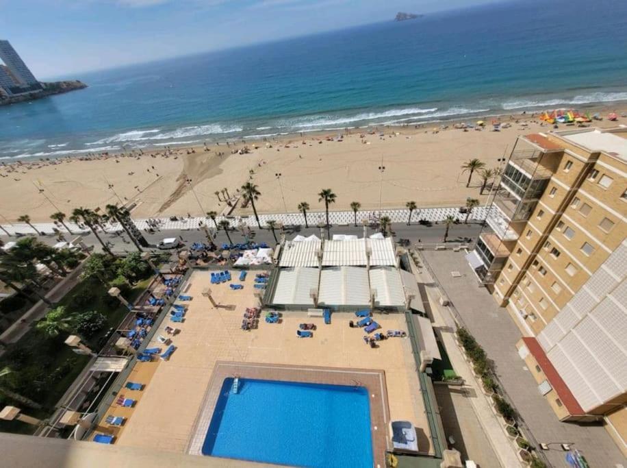 Piso 21 Unico A Pie De Playa En Esquina Apartment เบนิดอร์ม ภายนอก รูปภาพ