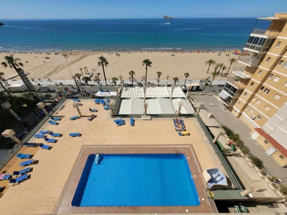 Piso 21 Unico A Pie De Playa En Esquina Apartment เบนิดอร์ม ภายนอก รูปภาพ
